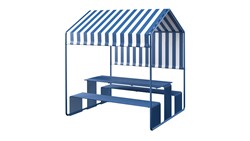 Urbantime.h24 Picknick Cabana - Tafel, banken en frame 
