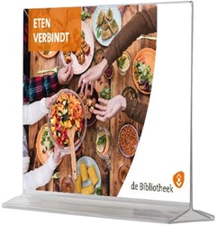 Posterhouder met schuifvoet
