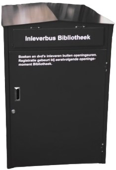 Inleverbox voor buiten RVS gespoten met standaard RAL - groot