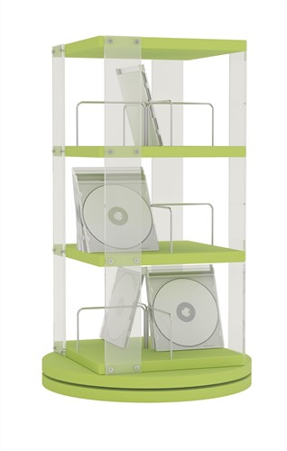 Balie CD-carrousel - avocadogroen