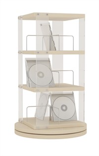 Balie CD-carrousel - ahorn