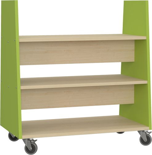 Bibliothèque mobile Cantlow en érable