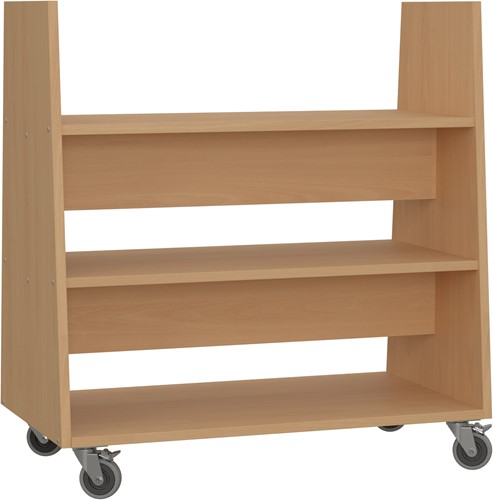 Cantlow verrijdbare boekenkast - beuken