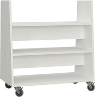 Cantlow verrijdbare boekenkast - wit
