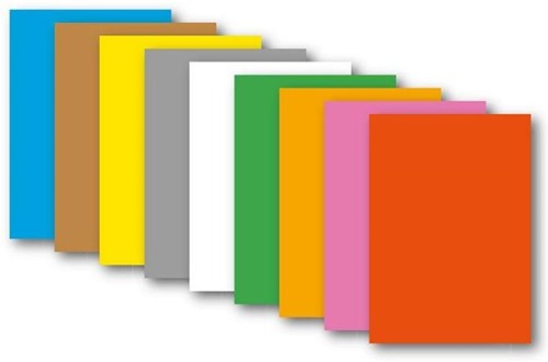 Papieren etiketten 38 x 55 mm Oranje