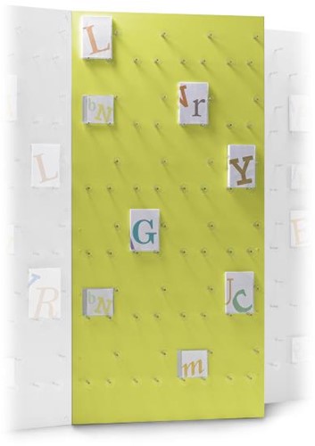 Displaywand voor wandmontage