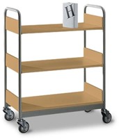 Boekenwagen Vari R met ronde buis