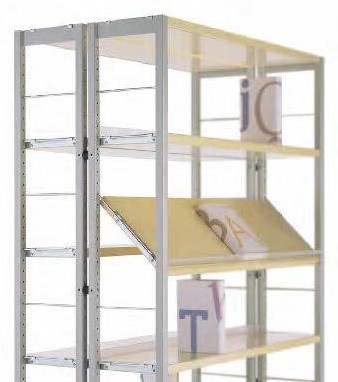 Prague dubbelz start (R.3) - 10x legbord metaal - H1800xB925xD525 mm - decor 2