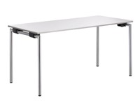 Skipper klaptafel met vierpootsframe- B1400 x D700 mm - essenzwart