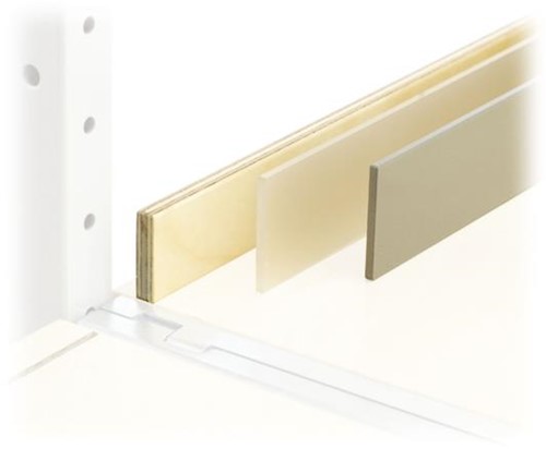 Boekenstop acryl A740 mm