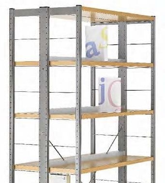 Oslo dubbelz start (R.7/2) - 12x legbord hout - H2000xB925xD525 mm - decor 2
