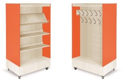 Foxis boekenkast met kapstok