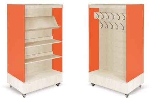 Foxis boekenkast met kapstok