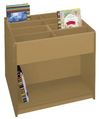 Bac à livres extra large mobile hêtre