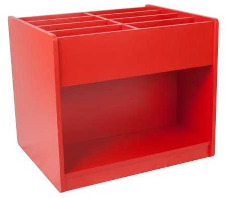 Prentenboekenkast - klein - rood