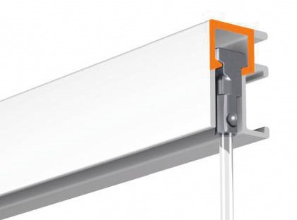 Système de suspension d'œuvres d'art sur rail de galerie-2