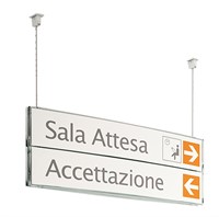 Panneau d'information Rome - Suspension double face