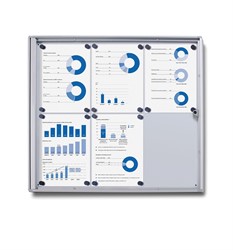 Vitrine voor wandmontage