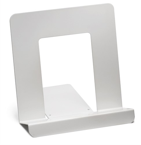 Boekenstandaard Wit aluminium
