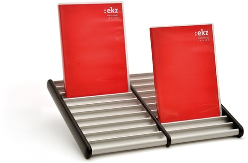 DVD-houder 2 rijen, max. 20 DVDs, B320 X D252 mm