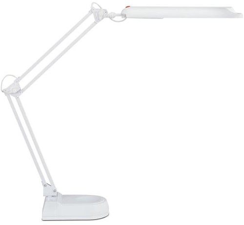 LED-tafellamp Atla met staande voet, wit