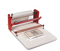 Boekinpakmachine voor zelfklevende folie - Rood/Wit