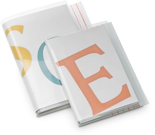 Versterkte covers paperbacks rug 1-21 mm  Formaat A  B 270 mm, H 185 mm