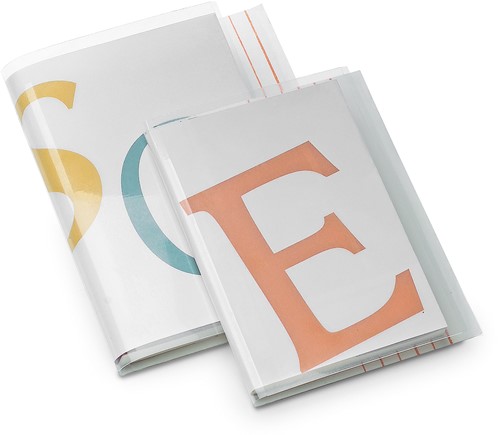 Versterkte covers paperbacks rug 1-21 mm  Formaat C  B 350 mm, H 222 mm