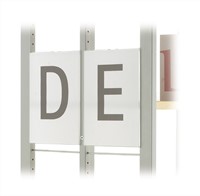 Beletteringsbord R.1 t/m R.6, Voor legborddiepte 250 mm