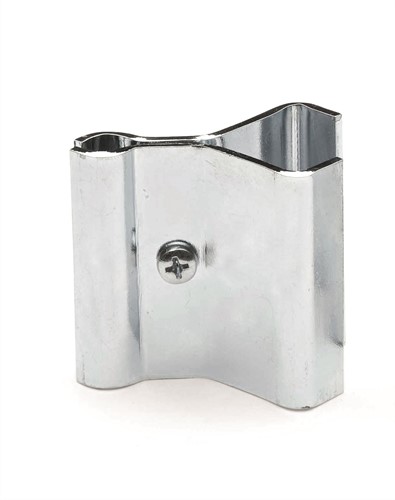 Support de fixation pour élément de support de bannière suspendue, pour système d'étagères R.1, R.2, R.3, R.5, R.7