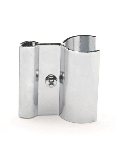 Support de fixation pour élément de support de bannière suspendue, pour système d'étagères R.4, R.6