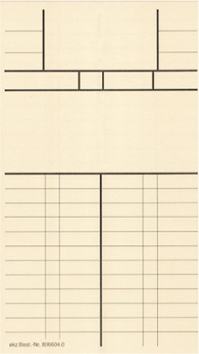 Boekenkaartje smal