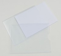 Pochettes en plastique transparent pour cartes d'identité (DIN A7) - 100 pièces