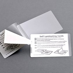 Pochettes autocollantes pour cartes d'usagers