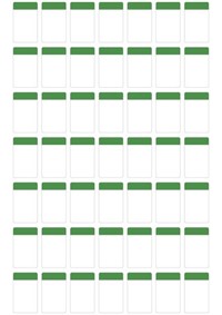 Pleuser® papieren labels 23 x 38 mm Groen
