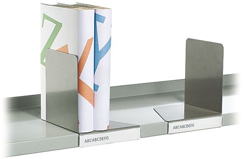 Serre-livres avec porte-étiquette à gauche-2
