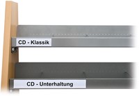 Rubriceringsstriphouder zelfklevend, B150 x H38 mm