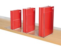 Serre-livre en verre acrylique (2 piéces)