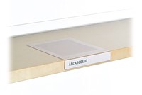 Etikethouder Legbord B130 x H23 x D150 mm