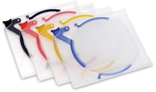 CD/Cd-rom/DVD box VARIOPAC - Blauwe strip