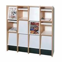 Tijdschriften unit 12 compartiments érable