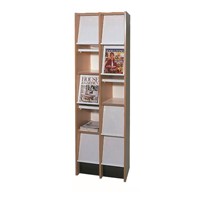 Tijdschriften unit 10 compartiments hêtre