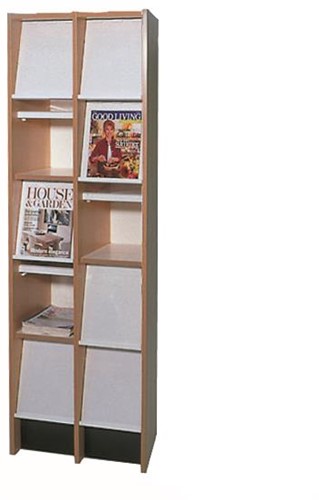 Tijdschriften unit 10 compartiments hêtre