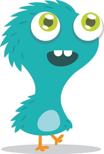 Tatouage mural Monster 0003