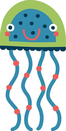 Muursticker Diepzee Kwal