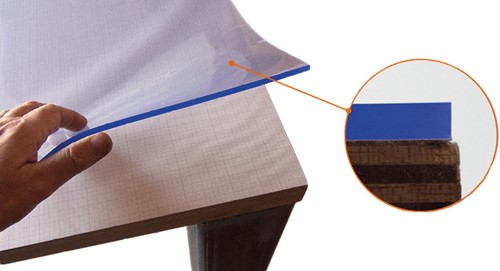 Sous-main transparent - PVC auto-cicatrisant et recyclable