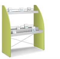 Mediabak H3 frontale presentatie en opslag 1250mm