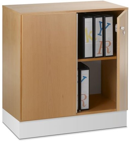 Armoire de rangement avec portes en bois