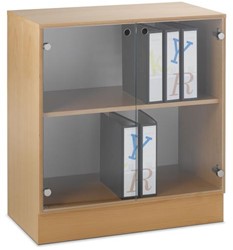 Opbergkast met Glazen Deuren
