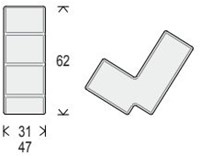 Zitkussen Lummel - zwart-2